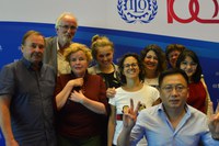 WageIndicator team at the 6th ILO Regulating for Decent Work Conference in Geneva - July 2019