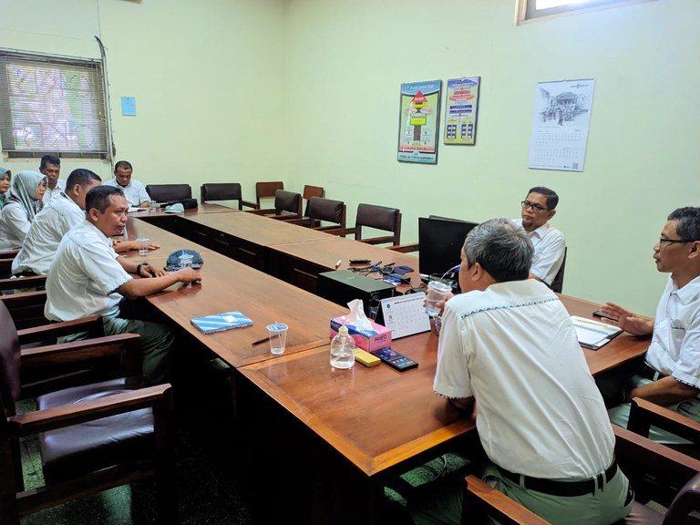 Pertemuan perundingan antara perwakilan pengurus PSP SPN PC GKBI dan Manajemen PC GKBI