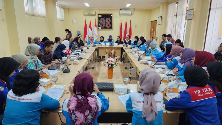 Perwakilan pengurus perempuan SP/SB di sektor TGSL melakukan audiensi di Kantor Komnas Perempuan