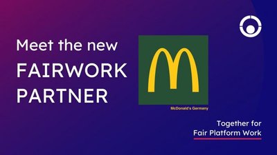 Fairwork -  McDonald’s Germany signs the Fairwork Pledge